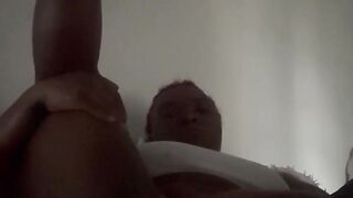 PRECIOUS-LOOKING SNATCH EBONY BUNNY is TOOO FLEXIBLE