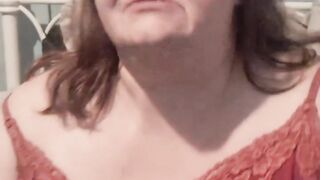 BBW moans deep and loud in private ritual