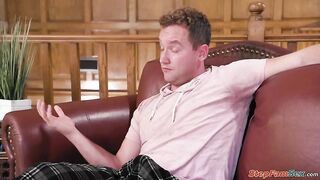 Teen stepsis Kay Lovely dares her stepbro to take out his big knob.Instantly horny the big titties golden-haired deepthroats.He bangs the golden-haired tll she squirts