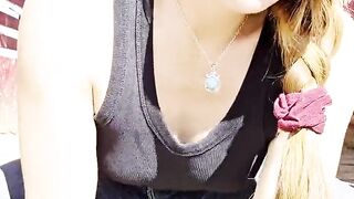 Redhead Screws Ass Barefoot Squirting All Over