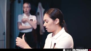 Frozen 18 Yo Finger Drilled by Excited Classmate - Time Stop Freeze Trans Lesbian Porn