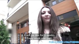 PublicAgent Teen brunette gets fucked hard in a hotel room