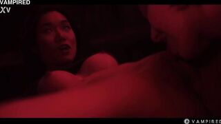Vampire Girls Having Lesbian Sex - Asian vs Brunette 69 with Scissoring & Twat Eating