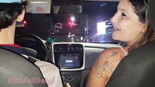Me, my friend Dai Belan, and her husband left the swingers club without money or credit cards, and we paid for the Uber with pussy and blowjobs.
