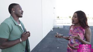 Thick beauty gets fucked by BBC after getting lost