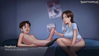 Sexy Stepsis With Giant Breast Wishes Some Big Cock - Summertime Saga 36 By DarkCookie - 3D Porn Game