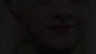 Hawt Video Call with Trans Beauties, She Cums Very Milky