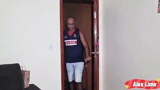 I caught the hot Jasmine Santana masturbating while watching porn on her cell phone. I measured her jock on that doxy.