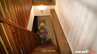 MatureClub - Busty MILF Brittany Bardot Catches Stud Banging Her Hot Apple Pie!