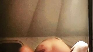 Banged Hard Right In Front Of The Open Door – Amateur MILF Loud Orgasm - Doggystyle