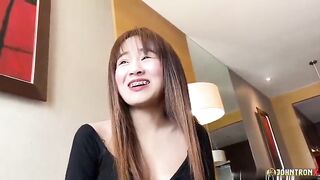 JohnTronX - Slim Asian domme rides wang until a creampie