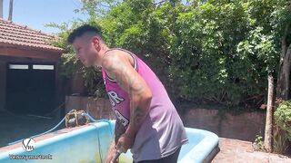 The pool cleaner screwed me when my husband wasn't home - Venusymarteok