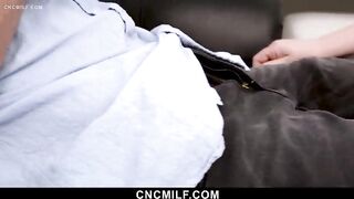 Lewd Stepmom Serves Up Cake and Her Ass for David's Birthday - Cncmilf