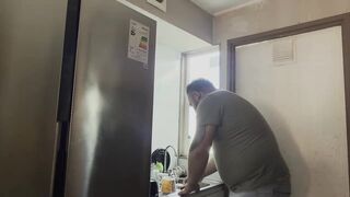 Fucking while we were in the kitchen