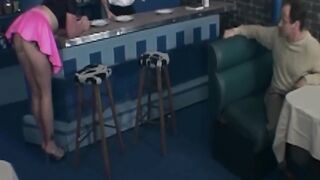 Busty MILF Gets Pounded Hard Over Bar Counter