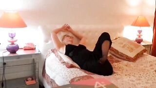 Aged Golden-haired Wife Enjoys Sex After Walk