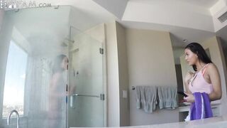 Asian Step Sister Seduces Her Brother Into A three-some