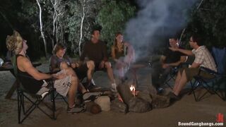 Reconnecting with Old Classmates - College Girl Gets Group-banged!