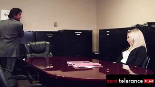 ZERO TOLERANCE FILMS - Office Intern Dahlia Sky Ass Screwed Hard By Boss Tommy Gunn