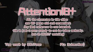 Sousou no Frieren hentai anime - Big Boobs Frieren Blow Job
