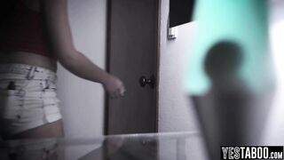 Lustful Asian teen demands step brother to anal screw her and devours his big schlong