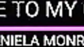 A precious-looking, sexually excited Spanish trans woman cums with a big penis during the time that wearing black lingerie.