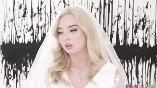 Blonde bride Lexi Lore gets on the sex swing gifted by her stepbro in law.This chick spreads her legs and lets him lick her bald pussy before they bang
