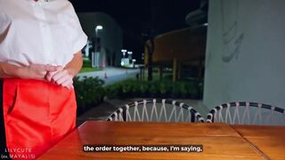 Waitress Screwed up My Order so This playgirl Let Me Fuck Her as Payment