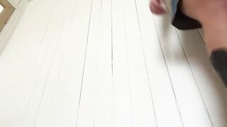 Giantess Cowgirl: Denim Skirt & Leather Boots Stomp