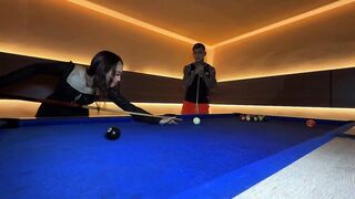 I Competed in a Game of Pool with a Foreign Stranger the Prize a Fuck Ending with a Ejaculation Inside!