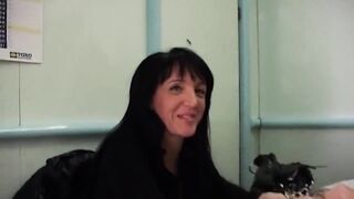 Lustful MILF Seduces Guy for Steamy Bathroom Pounding
