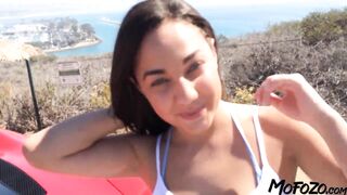 MOFOZO.com - Lascivious College Student Is Sucking Shlong In A Mansion