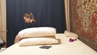 Girl bang guy with fucking machine femdom home