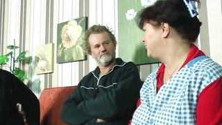 Mature 3-some Explodes with Sloppy Fingering and Sucking Action