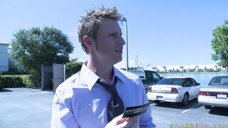 Big Tits at Work - Levi Cash Has Just Had a Horrible Day at Work. This chap Doesn't Want to Drive Home in Traffic so He Calls