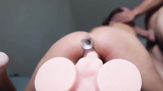 I swap Anal-plug, Dildo and ramrod in my Butt