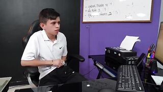 YOUNG EMPLOYEE HAVE TO FUCK ME HARD TO EARN A RAISE!! - KAREN SLEENT