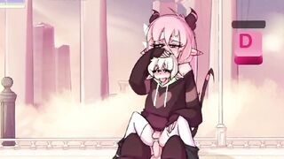 MAX THE ELF : (; ANIMATION ) _ FUTA _ FUTA - CHICAS EXPERIMENTAN TRAGANDO EL SPERM