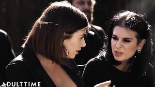 ADULT TIME - Widower Destroys Marley Brinx's Pussy At His Wife's Funeral! FULL SCENE
