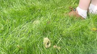 In the grass & in the booty