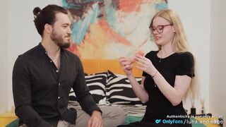We tested our fresh toys together (Pink Pussy GFE Sex Vlog) - Amateur Couple Sextoy & Bj