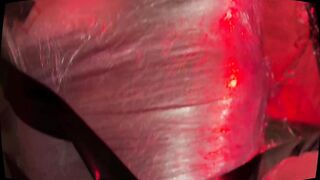 Shemlale Mistress Naomiperv Turns Plastic Wrap Into Sex