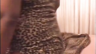 Hot sexy trans honey gets three-some screw with BBC stud and his brunette white woman