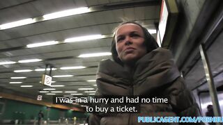 PublicAgent Ticket inspector fucks a passager with no ticket