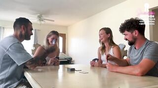 Let's Play Disrobe Cards? Our Friends Lose and We End Up Swapping Wives !