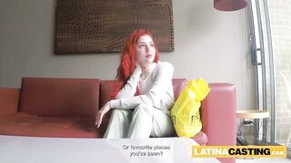 I spotted this LATINA REDHEAD and knew her BF didnt deserve her... this sweetheart proved me right when this sweetheart took my rod