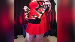curves explode underneath suit hauls