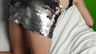 Amateur MILF Wife Fisted Fisting on Couch Real Gal Vagina Squirting