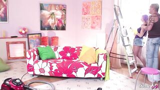 Hot Golden-haired Teen Cleaning Lady Sera Passion Gives Boss a Hawt Oral pleasure enjoyment