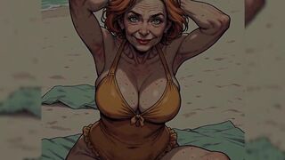 Revealing Swimsuits with Older Cleavage (wicked Ai)
